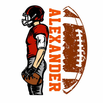 Decal Personalized American Football Custom Gift Item Duconspace
