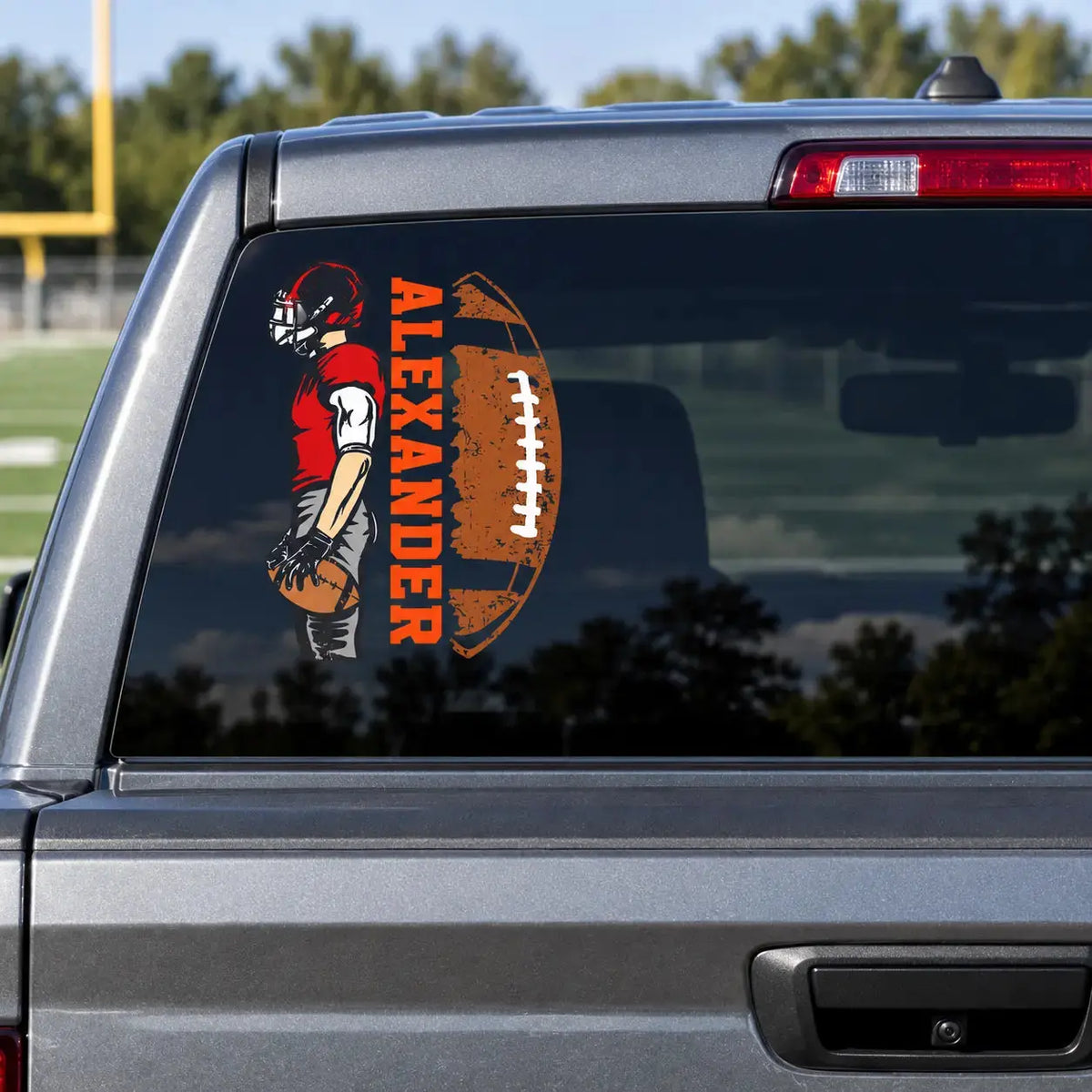 Decal Personalized American Football Custom Gift Item Duconspace