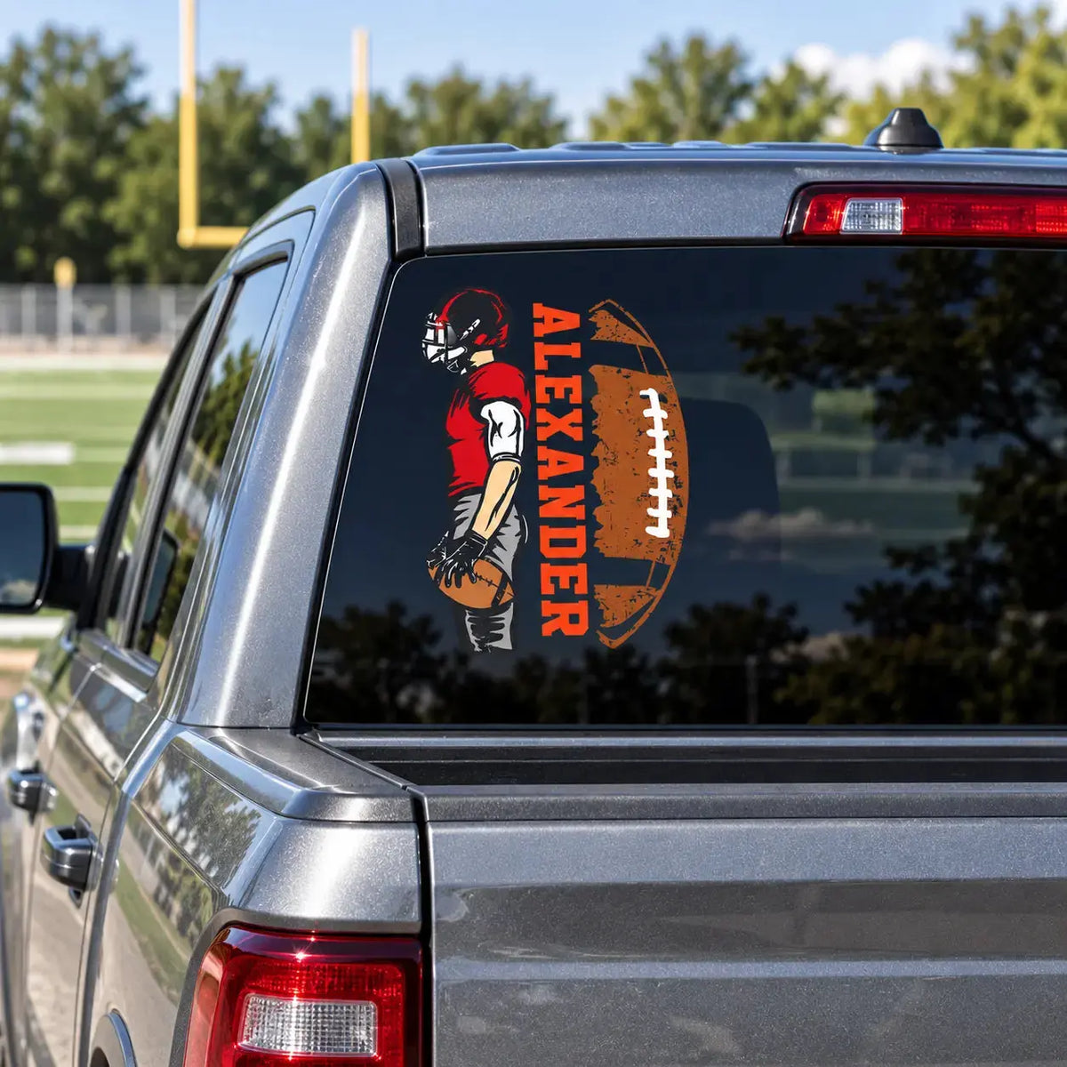Decal Personalized American Football Custom Gift Item Duconspace