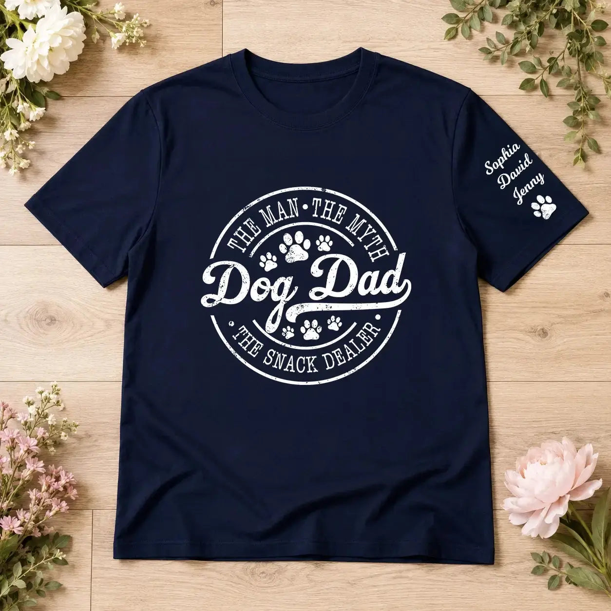 Dog Dad the Man the Myth the Snack Dealer Funny Shirt Duconspace
