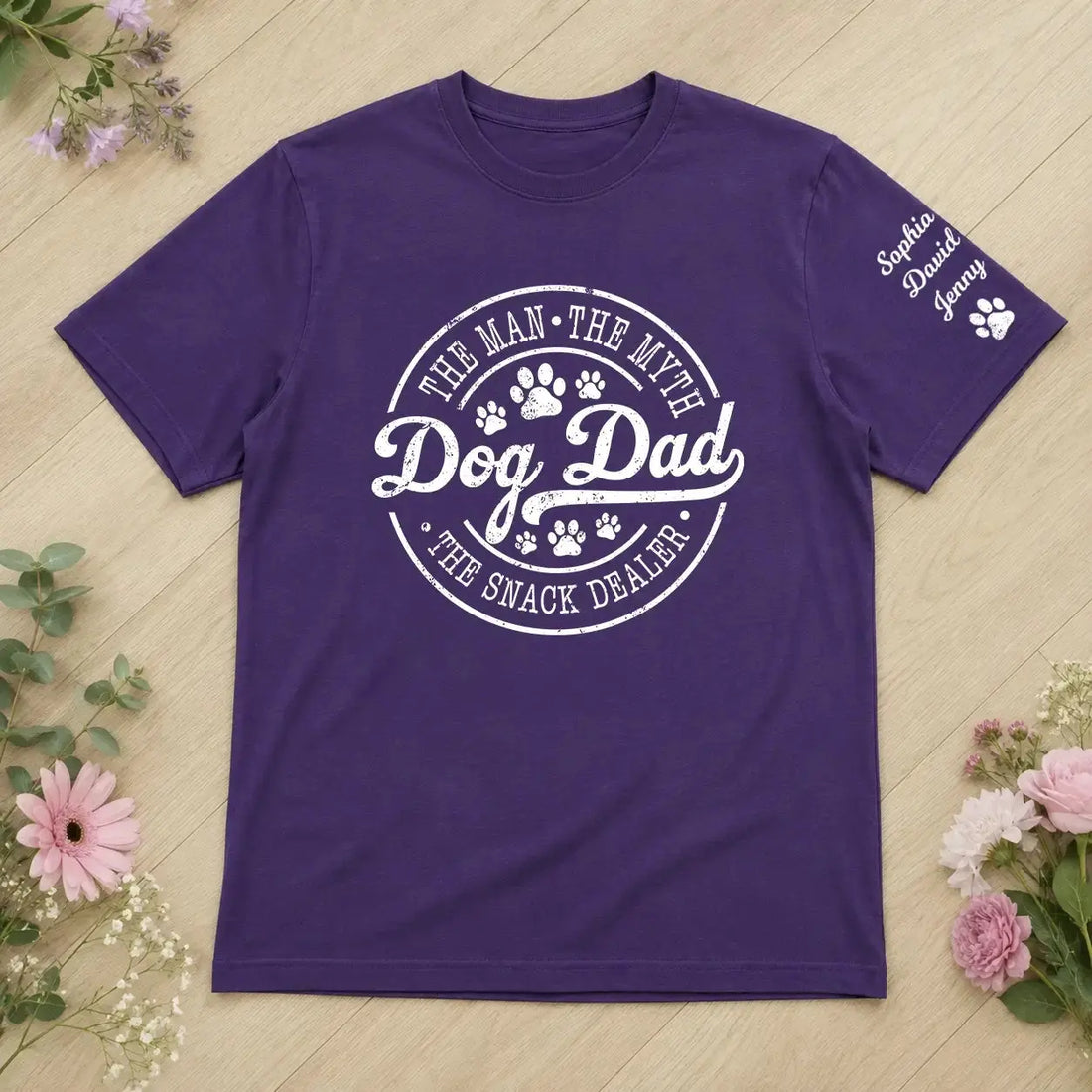 Dog Dad the Man the Myth the Snack Dealer Funny Shirt Duconspace