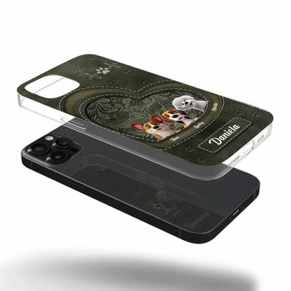 Dogs Make Life Pawsome - Personalized Custom Clear Phone Case, Perfect Gift for Pet Owners & Dog Lovers