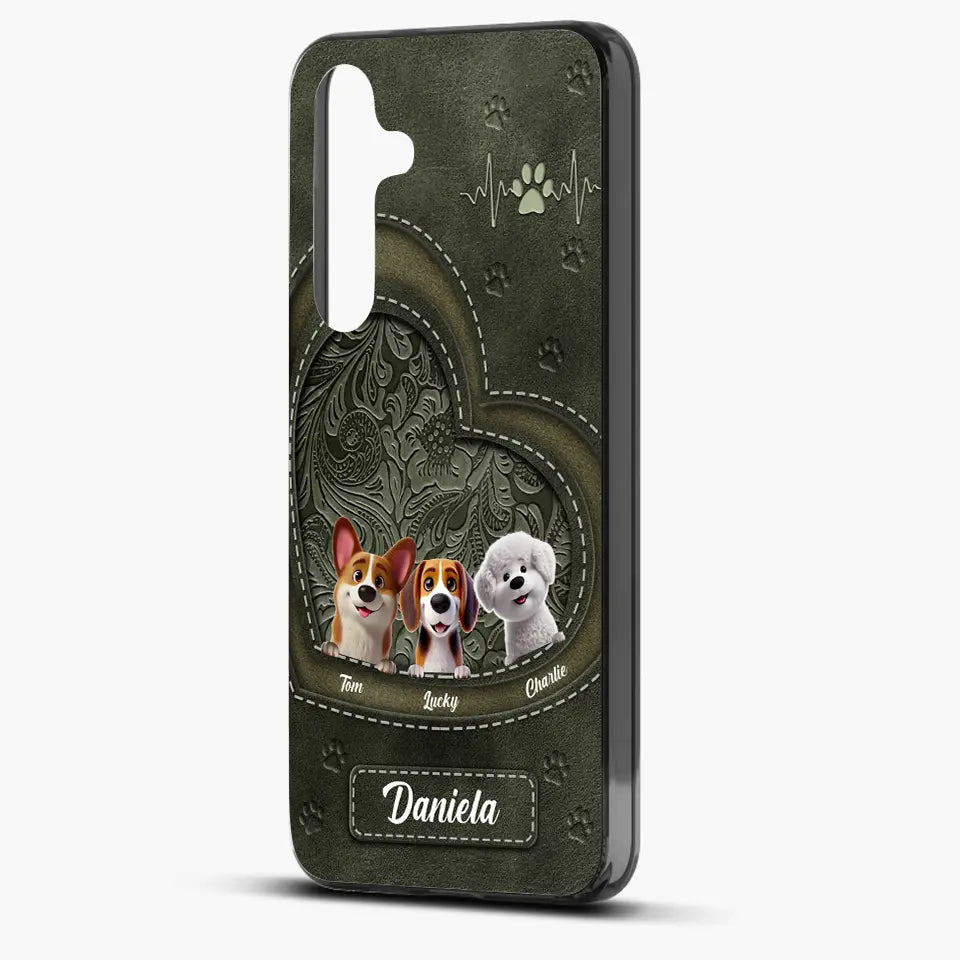 Dogs Make Life Pawsome - Personalized Custom Clear Phone Case, Perfect Gift for Pet Owners & Dog Lovers
