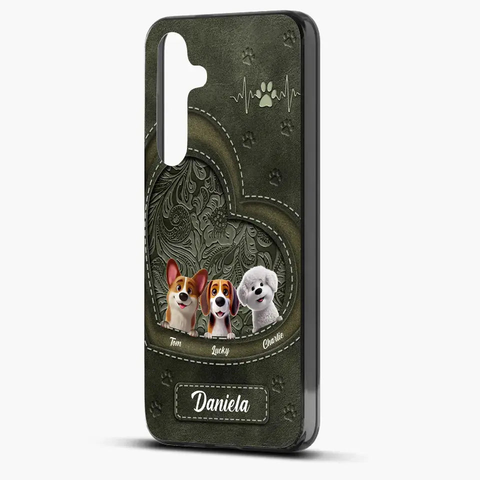 Dogs Make Life Pawsome - Personalized Custom Clear Phone Case, Perfect Gift for Pet Owners & Dog Lovers Ducon Space