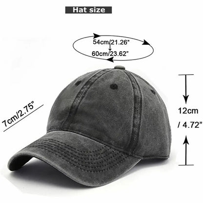 Timeless Style for Every Age - Custom Unisex Cotton Hat, Personalized Gift for Seniors and All Ages