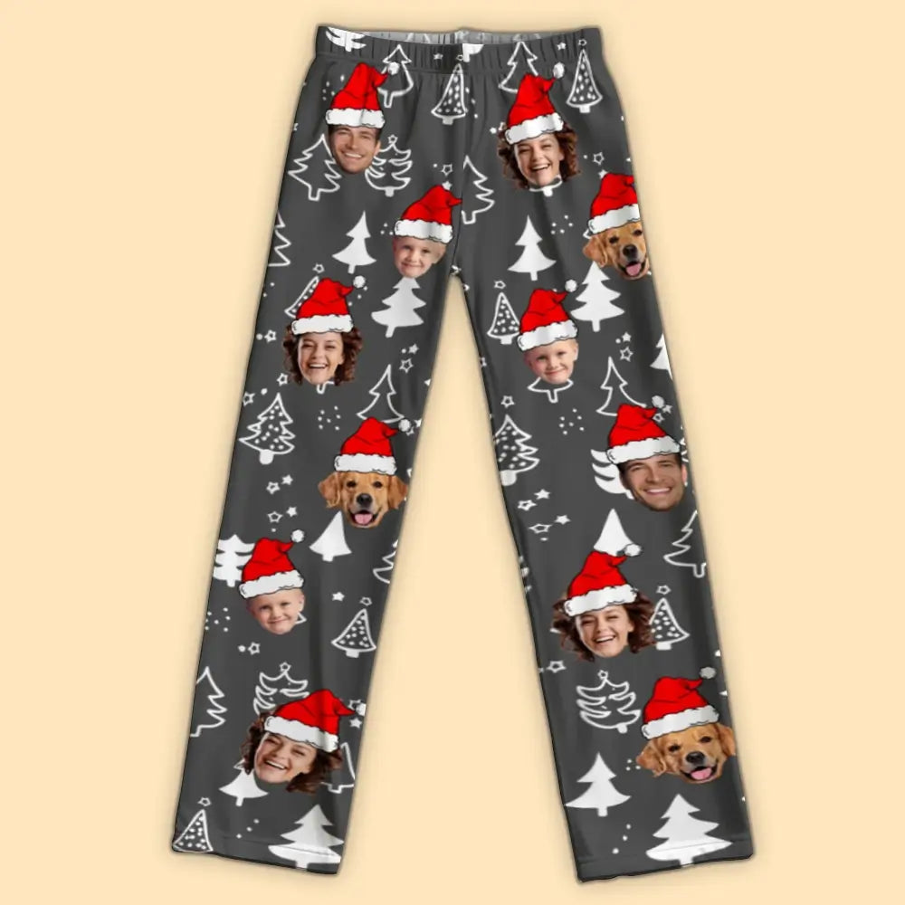 Faces on Pajamas - Personalized Pajamas Pants, Gift for Family