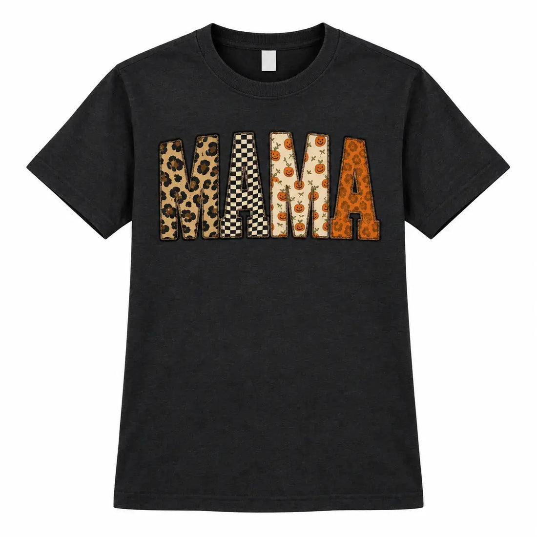 Fall Mama Halloween Patchwork Custom Apparel Duconspace