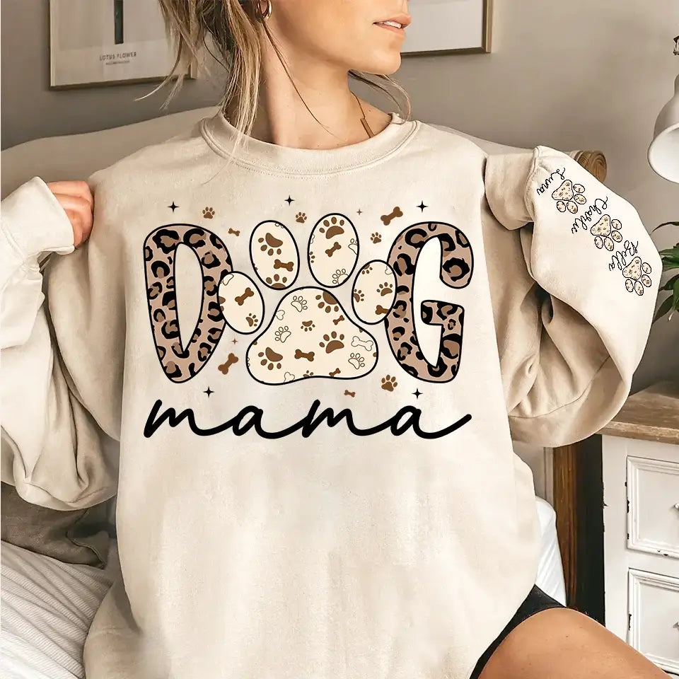Fierce, Faithful, Dog Mama – Retro Leopard Print Design, Perfect Mother’s Day Gift for Stylish Dog Moms & Mamas