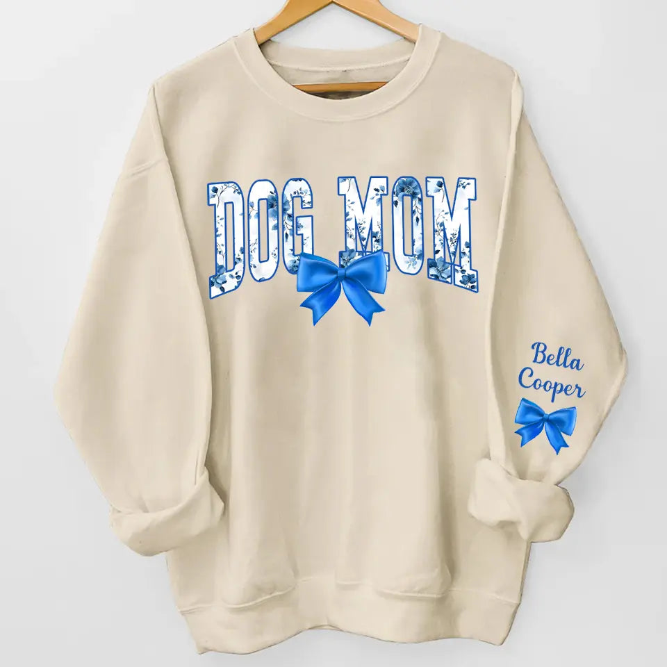 Floral Elegance for Dog Moms - Coquette Bow Sweatshirt & Hoodie, Perfect Gift for Dog Owners and Lovers