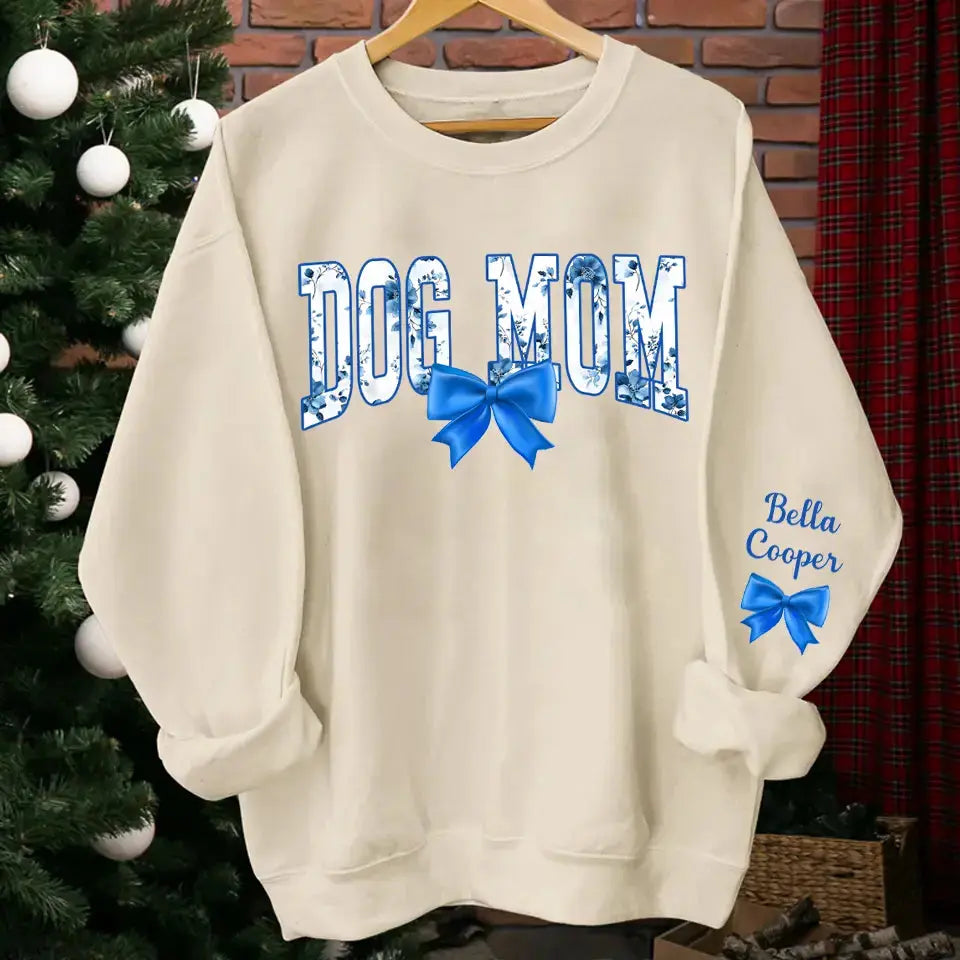 Floral Elegance for Dog Moms - Coquette Bow Sweatshirt & Hoodie, Perfect Gift for Dog Owners and Lovers Dreamship