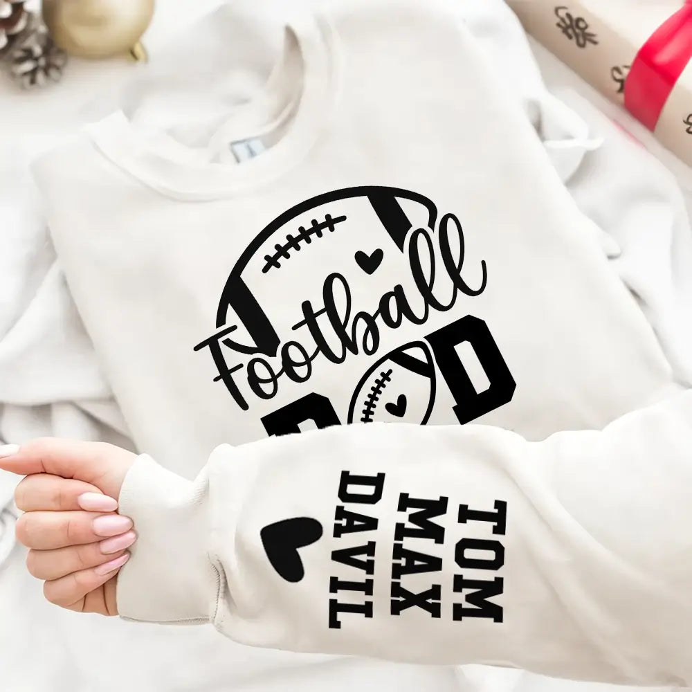 Football Family Custom - Personal Sweatshirt Gift for Game Day