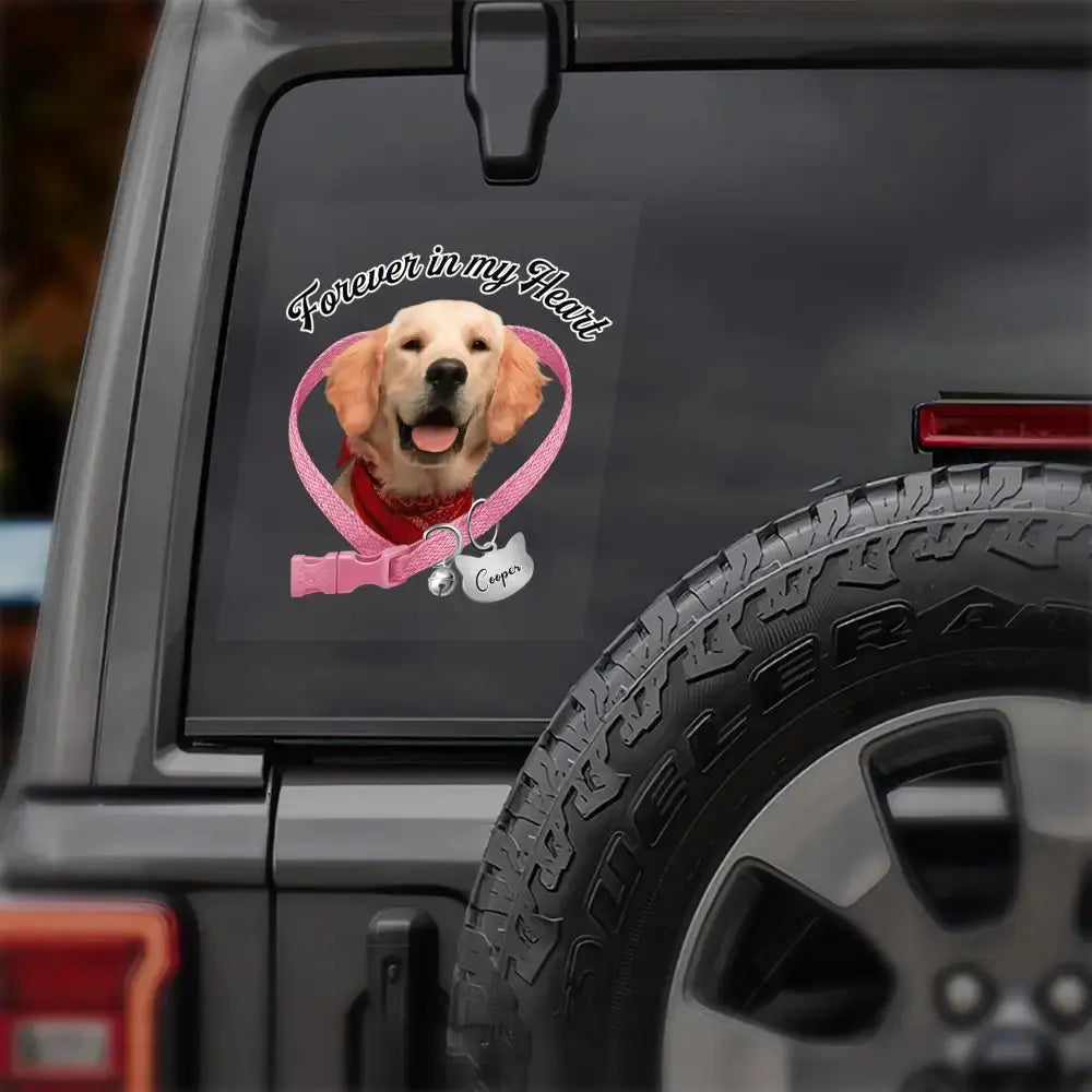 Forever in My Heart - Custom Pet Memorial Decal Duconspace
