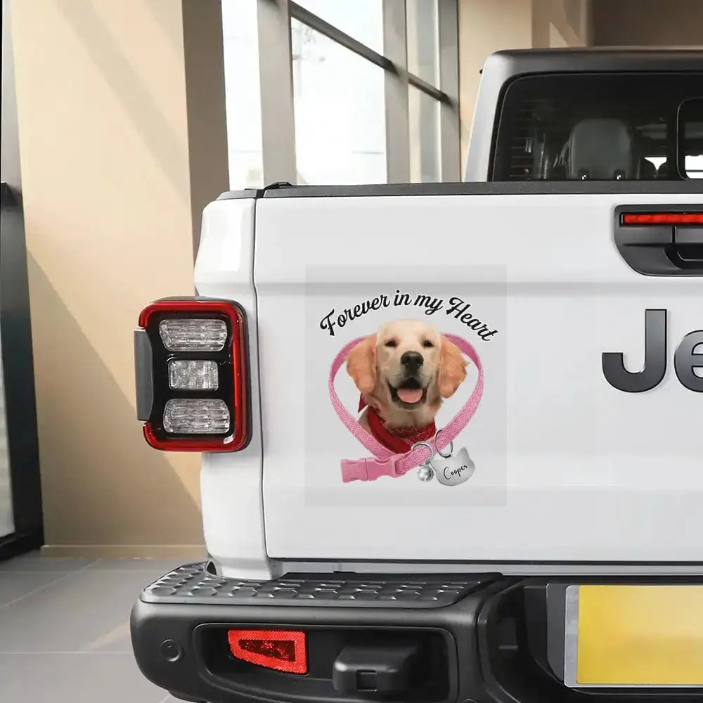 Forever in My Heart - Custom Pet Memorial Decal Duconspace