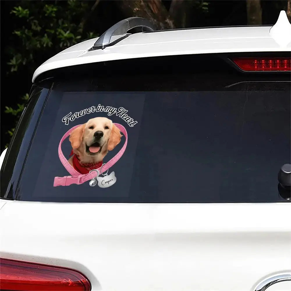 Forever in My Heart - Custom Pet Memorial Decal Duconspace