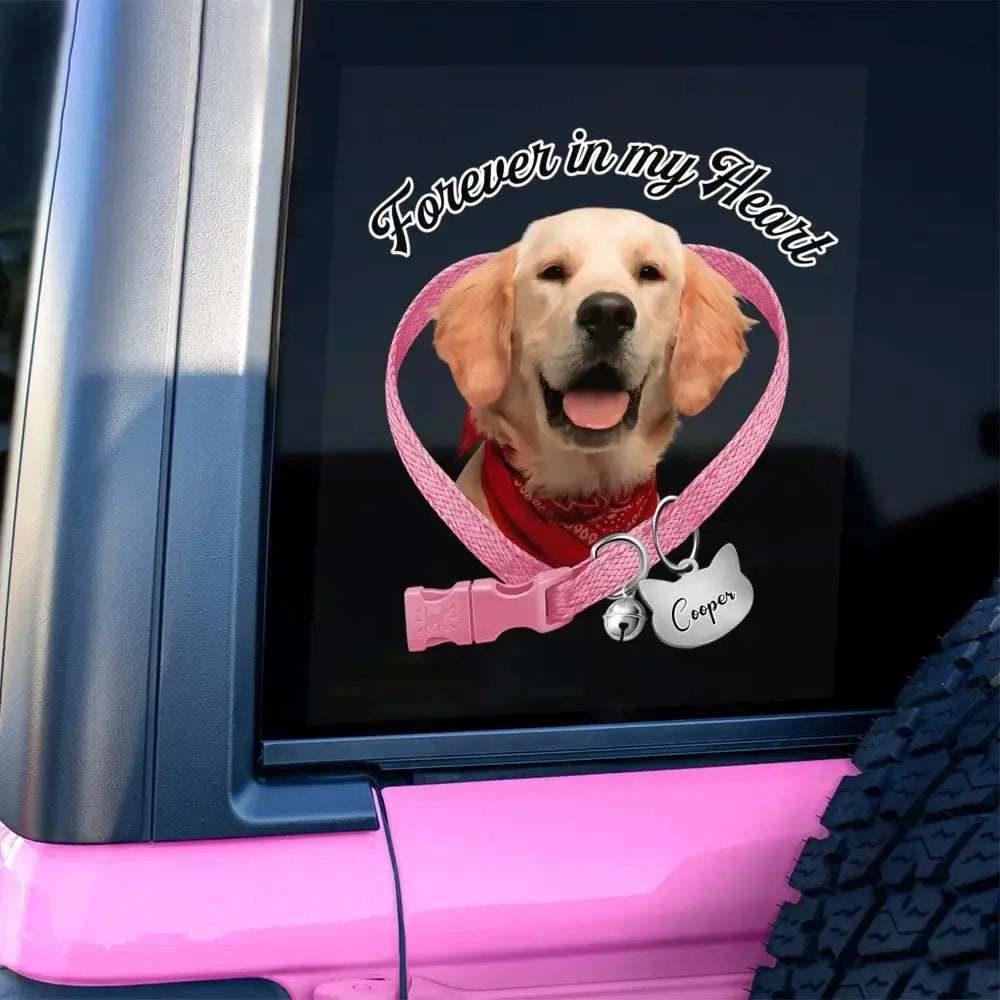 Forever in My Heart - Custom Pet Memorial Decal Duconspace
