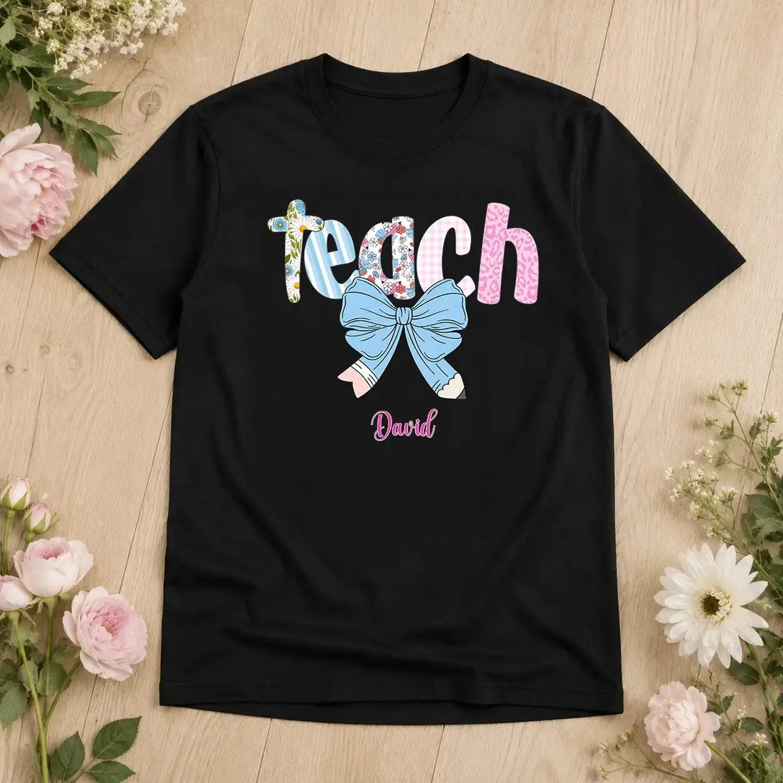 Personalized School Grade Coquette Bow Kids Shirt Duconspace