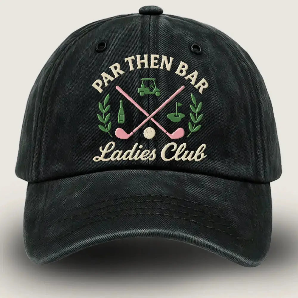 Funny Golfer Ladies Club Denim Hat Stupid Golfer Hat Duconspace