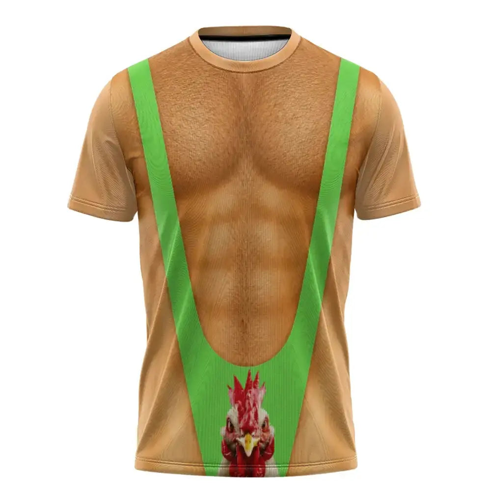 Funny Hairy Chest Graphic Shirt - Personalized Gift for Men Duconspace