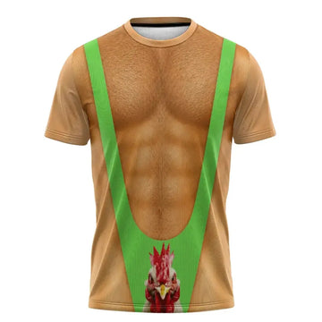 Funny Hairy Chest Graphic Shirt - Personalized Gift for Men