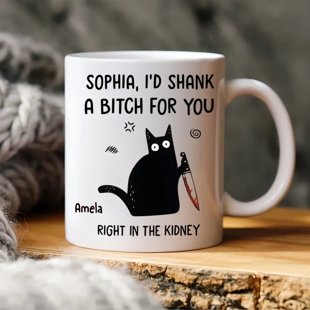 Funny Icon With Friend - Personalized Custom Mug, Gift for Best Friends, Sisters, Family Members