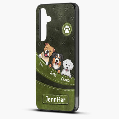 Fur, Love, and Loyalty Always - Personalized Custom Clear Phone Case, Perfect Gift for Pet Owners and Dog Lovers