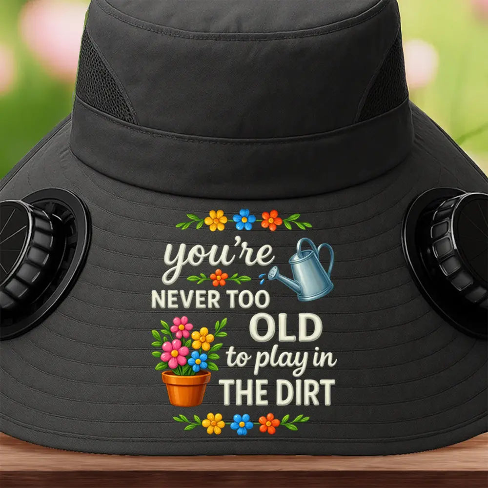 #1 Gardening Gift: Solar Fan Hat for Women – Stay Cool!