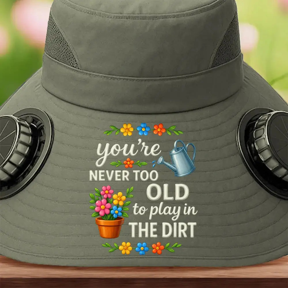 #1 Gardening Gift: Solar Fan Hat for Women – Stay Cool! Duconspace