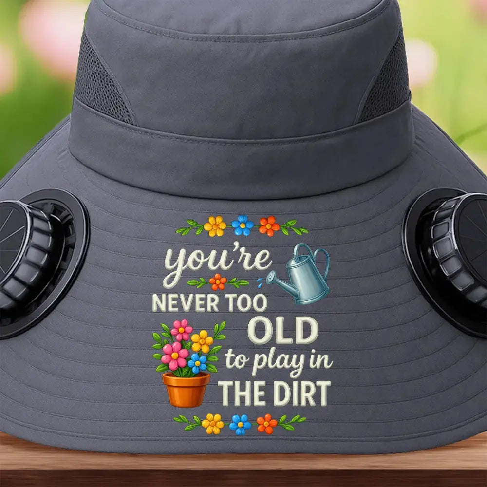 #1 Gardening Gift: Solar Fan Hat for Women – Stay Cool! Duconspace