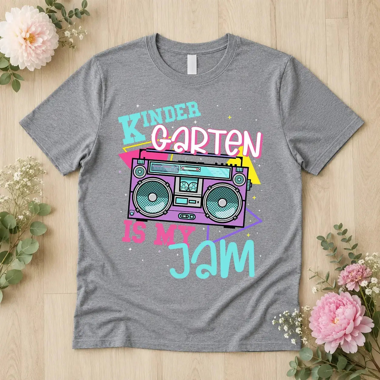 Grade Level Is My Jam Retro Boombox Kids Shirt Duconspace