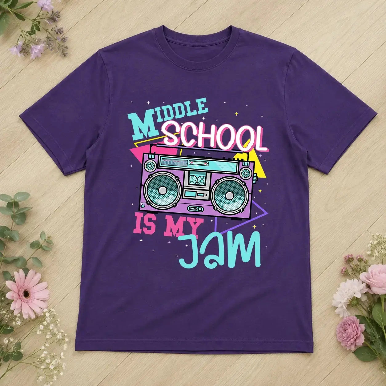 Grade Level Is My Jam Retro Boombox Kids Shirt Duconspace