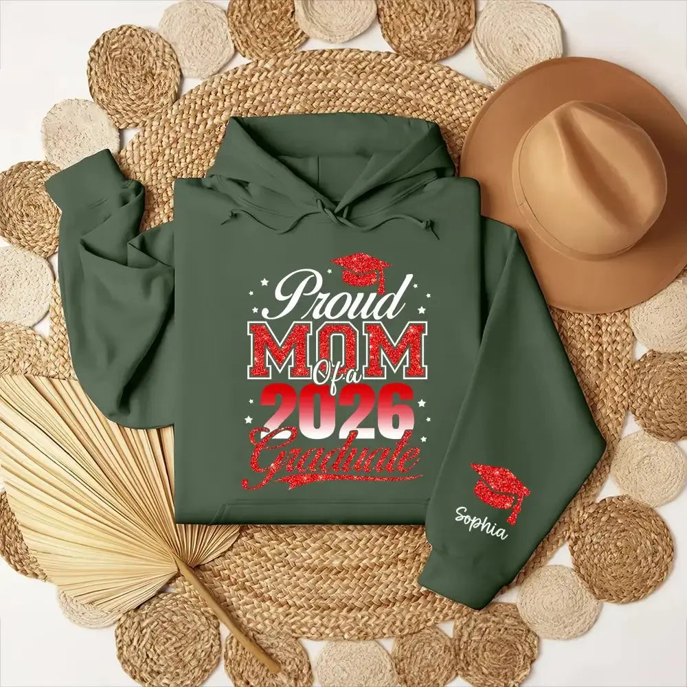 Graduation Proud Mom of a 2026 Sweatshirt - Personalized for Family Member - Duconspace
