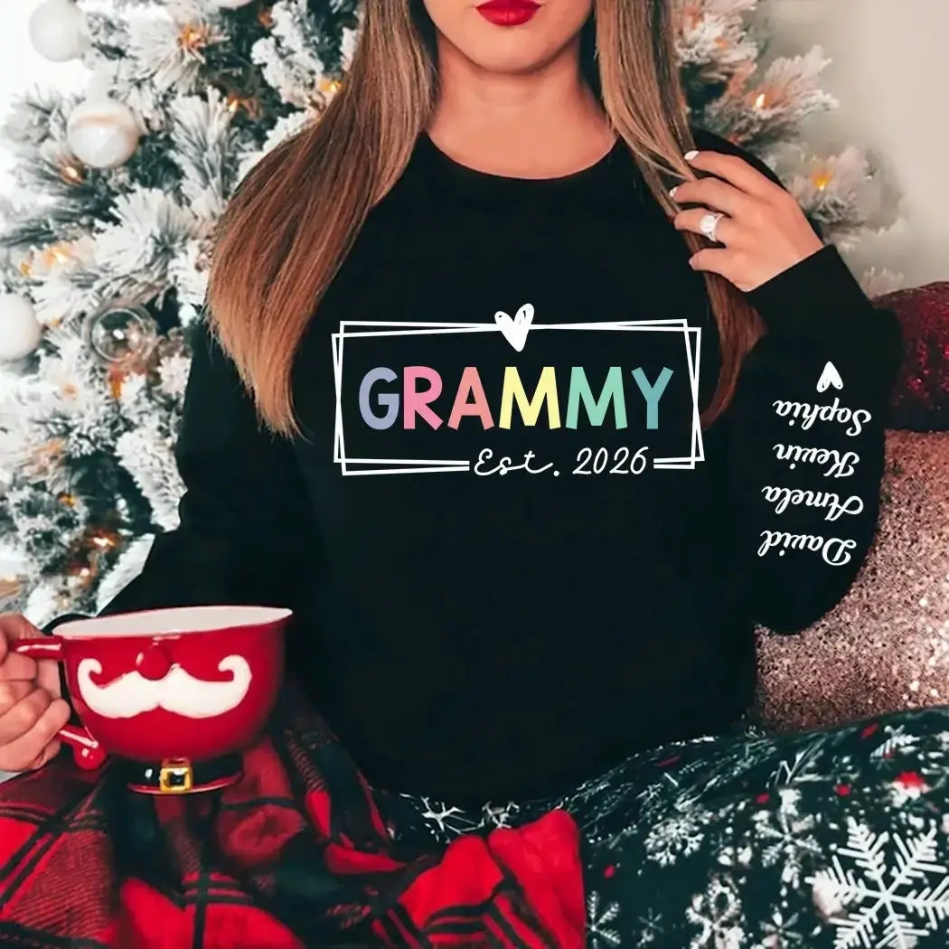Grammy Est 2026 Sweatshirt – Meaningful Gift for Grandma Duconspace