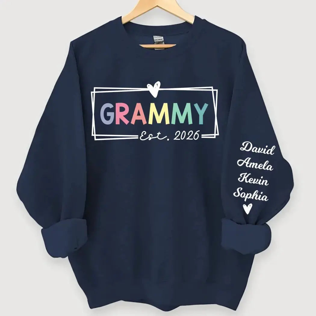 Grammy Est 2026 Sweatshirt – Meaningful Gift for Grandma Duconspace