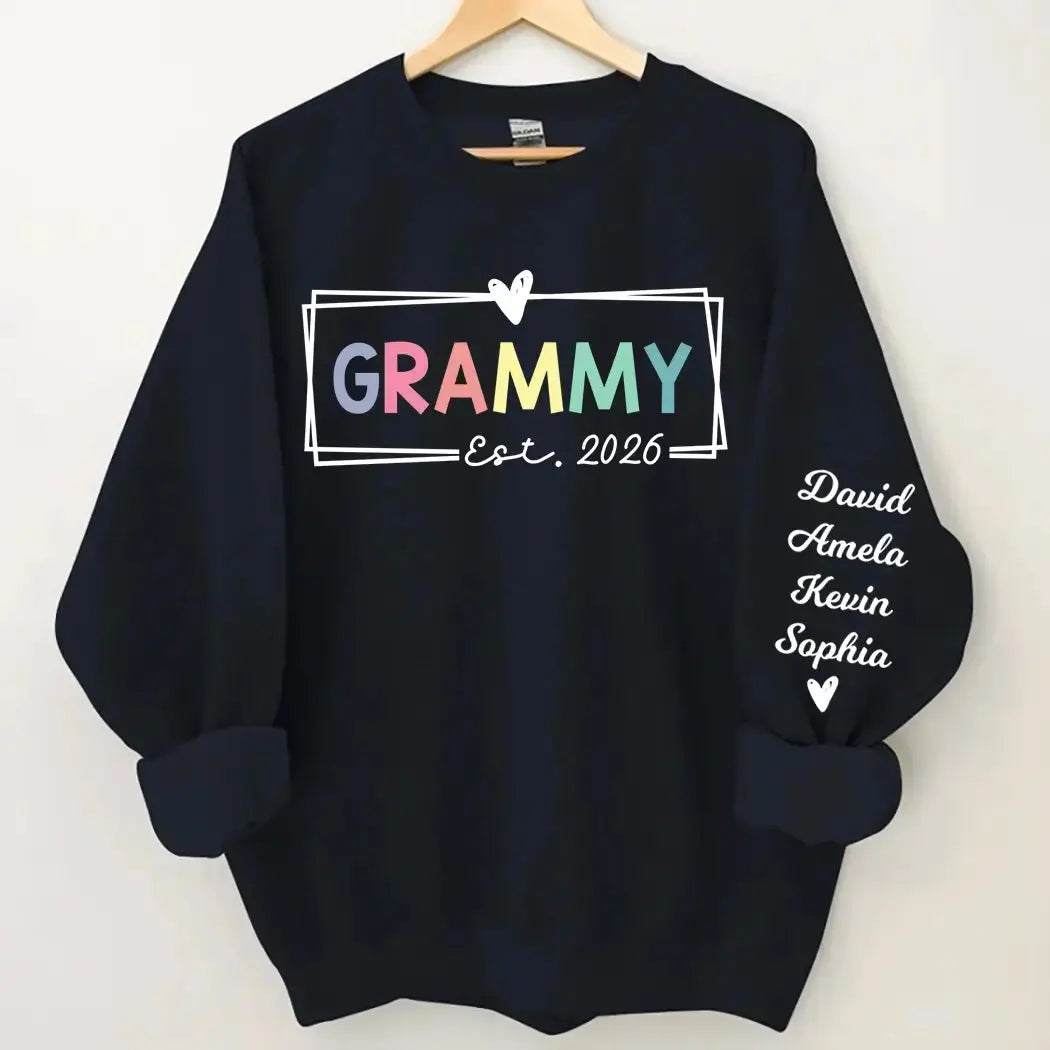 Grammy Est 2026 Sweatshirt – Meaningful Gift for Grandma Duconspace