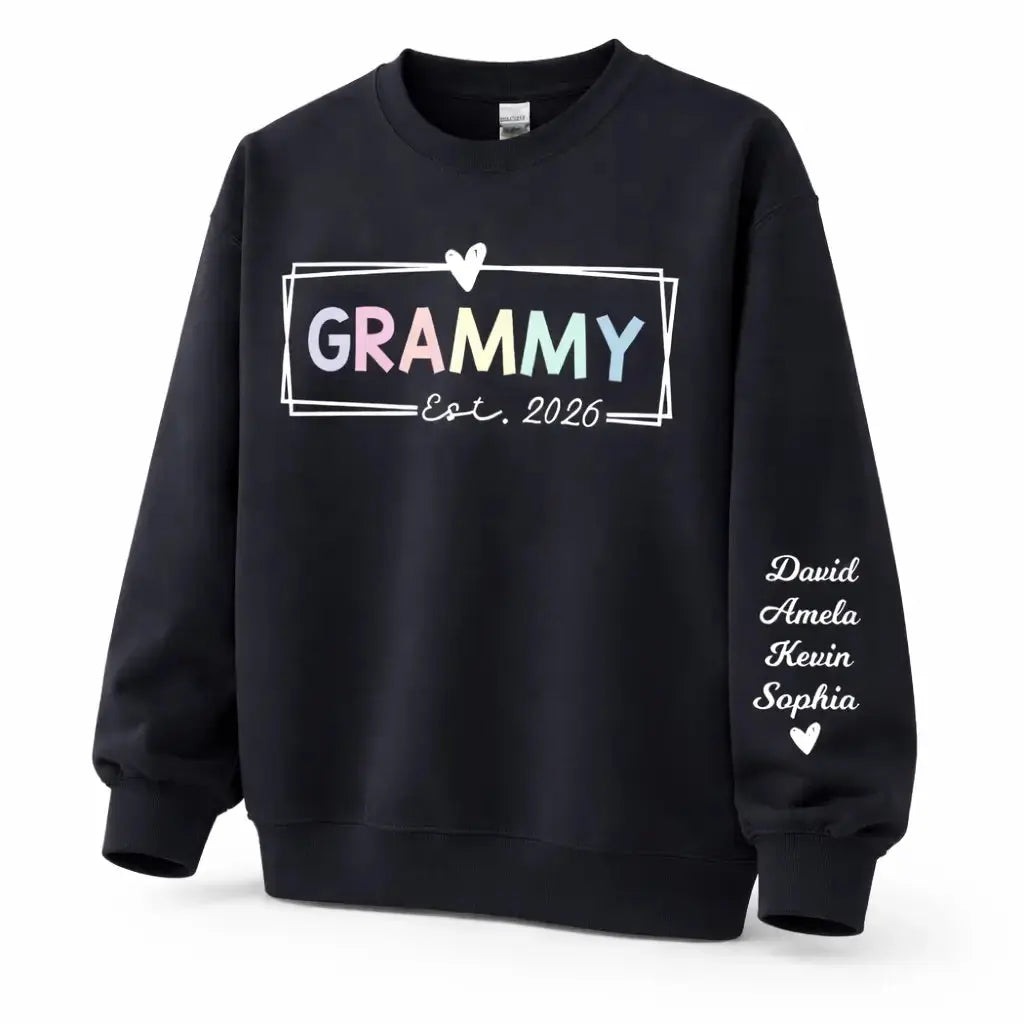 Grammy Est 2026 Sweatshirt – Meaningful Gift for Grandma Duconspace
