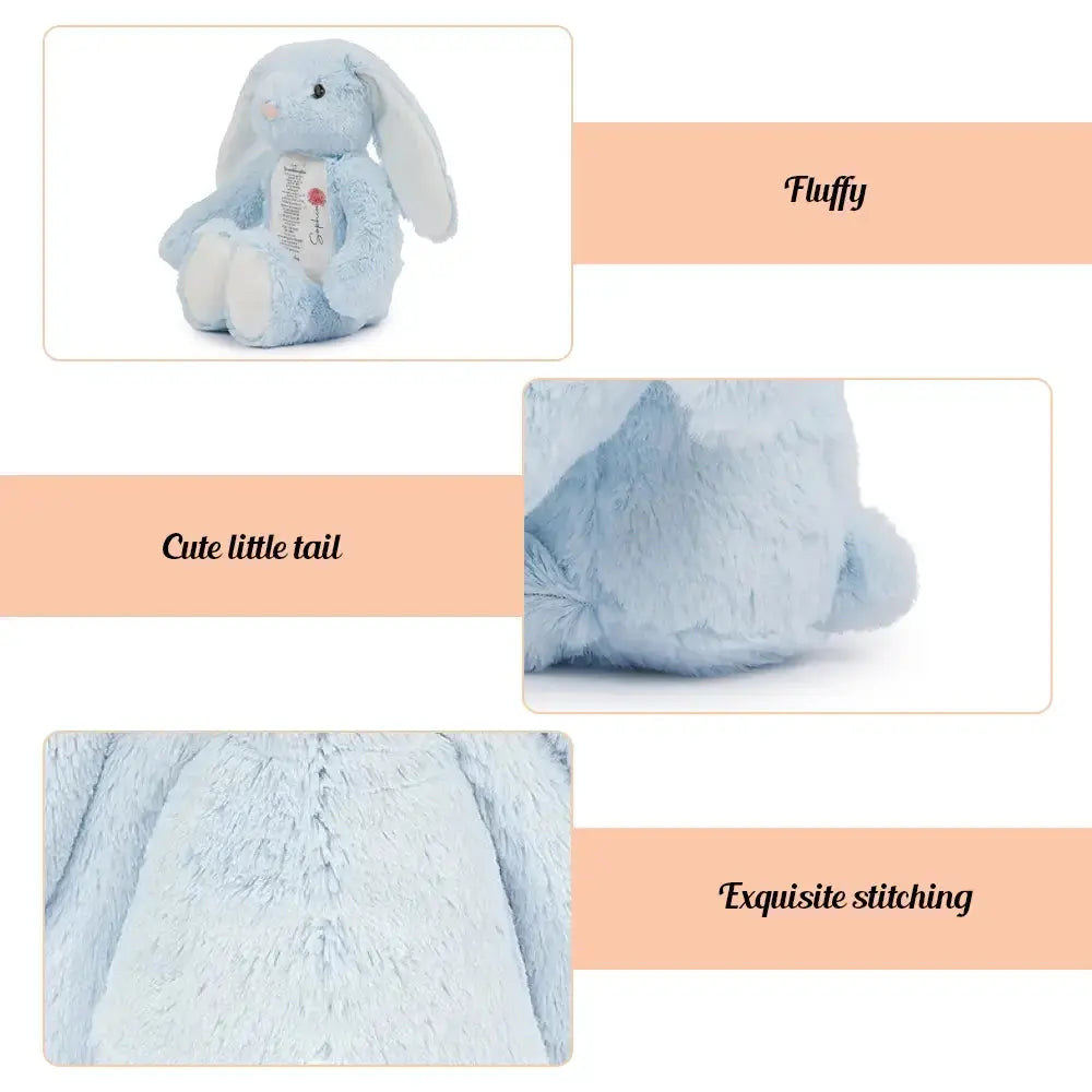 Granddaughter Love Promises - Personalized Bunny Gift for Daughter Duconspace