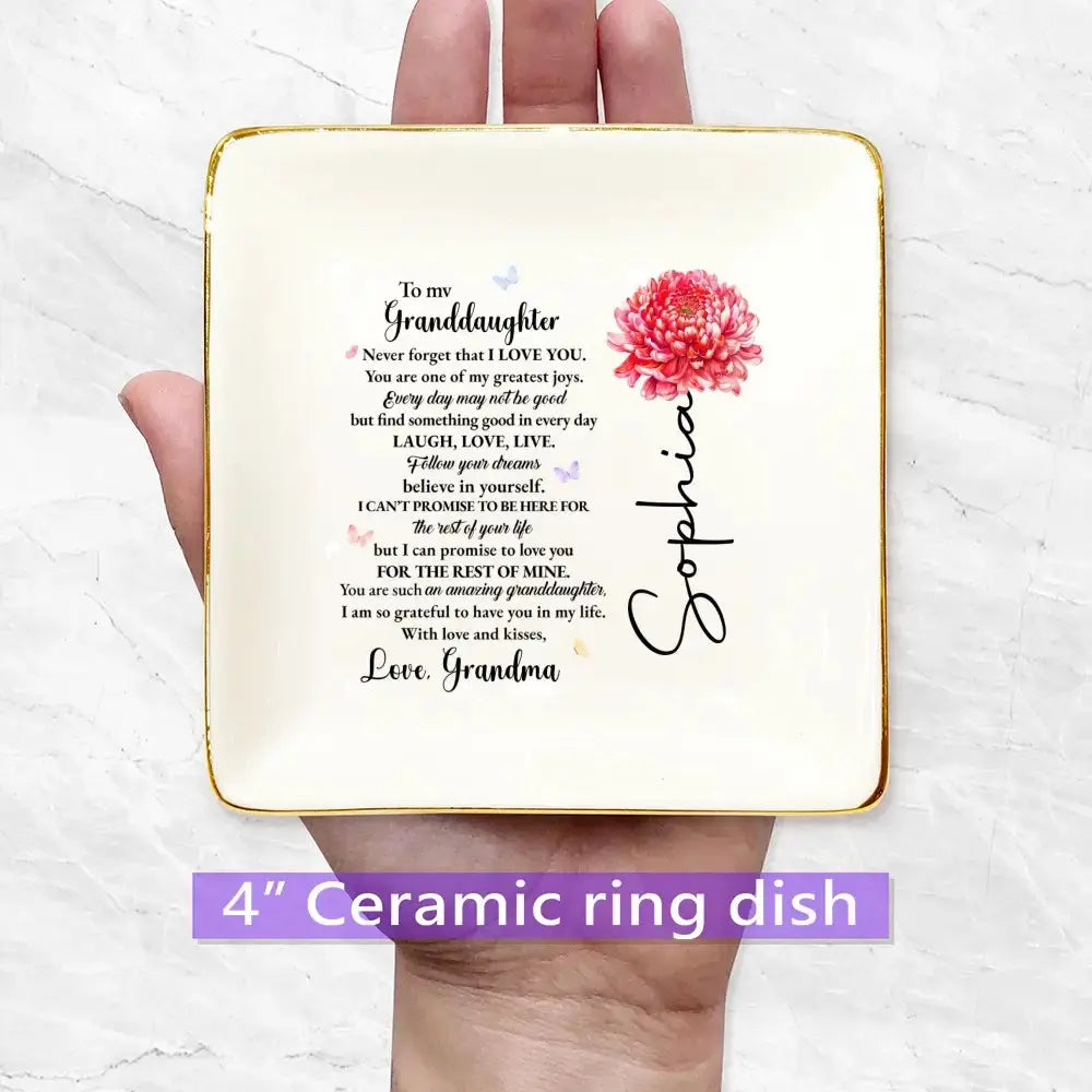 Granddaughter Love Promises - Personalized Gift for Daughter Duconspace