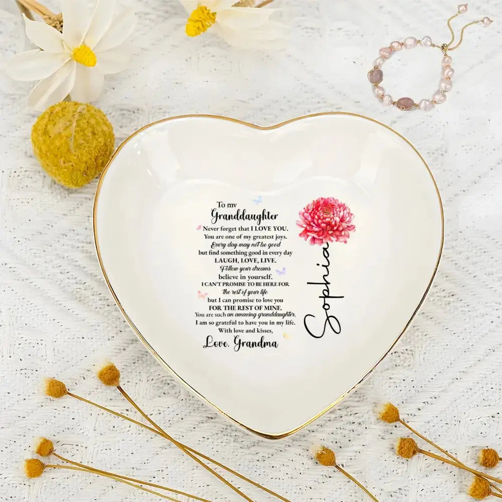 Granddaughter Love Promises - Personalized Gift for Daughter Duconspace
