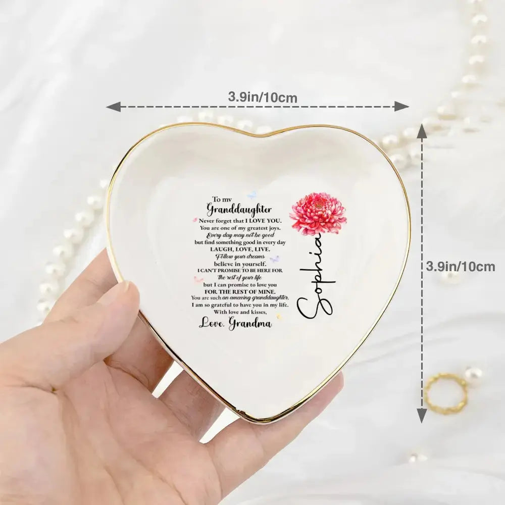 Granddaughter Love Promises - Personalized Gift for Daughter Duconspace