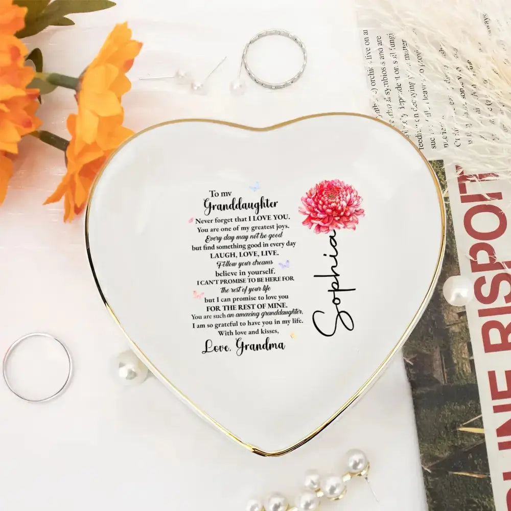 Granddaughter Love Promises - Personalized Gift for Daughter Duconspace