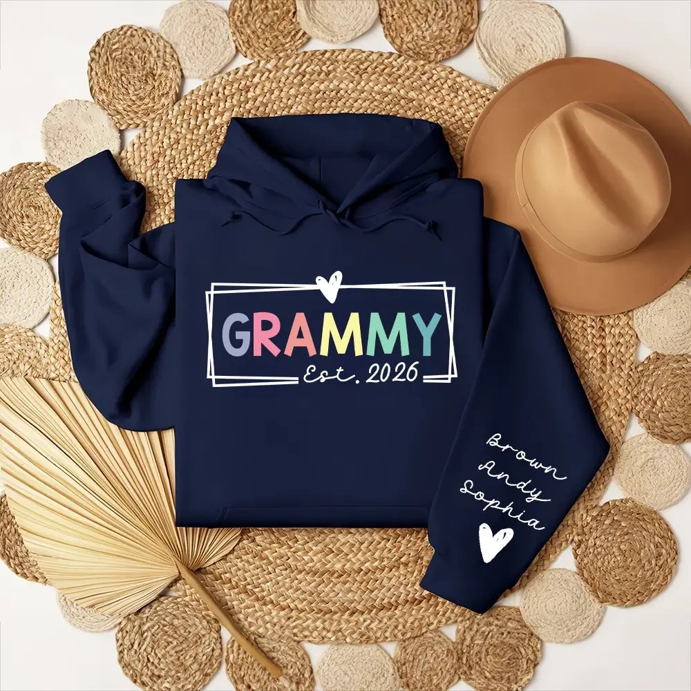 Grandma Est 2026 Promoted To Grandma 2026 For Grandmother Sweatshirt