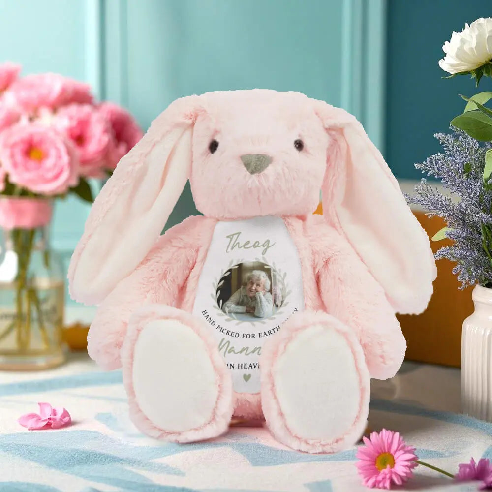 Grandma Photo Bunny, Custom Grandma Pictures, New Baby Gifts Duconspace