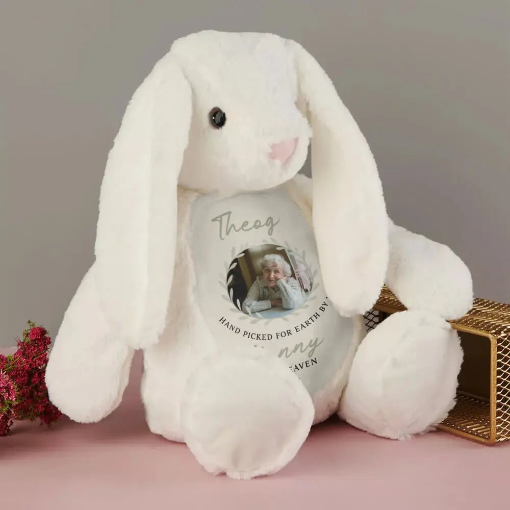 Grandma Photo Bunny, Custom Grandma Pictures, New Baby Gifts Duconspace