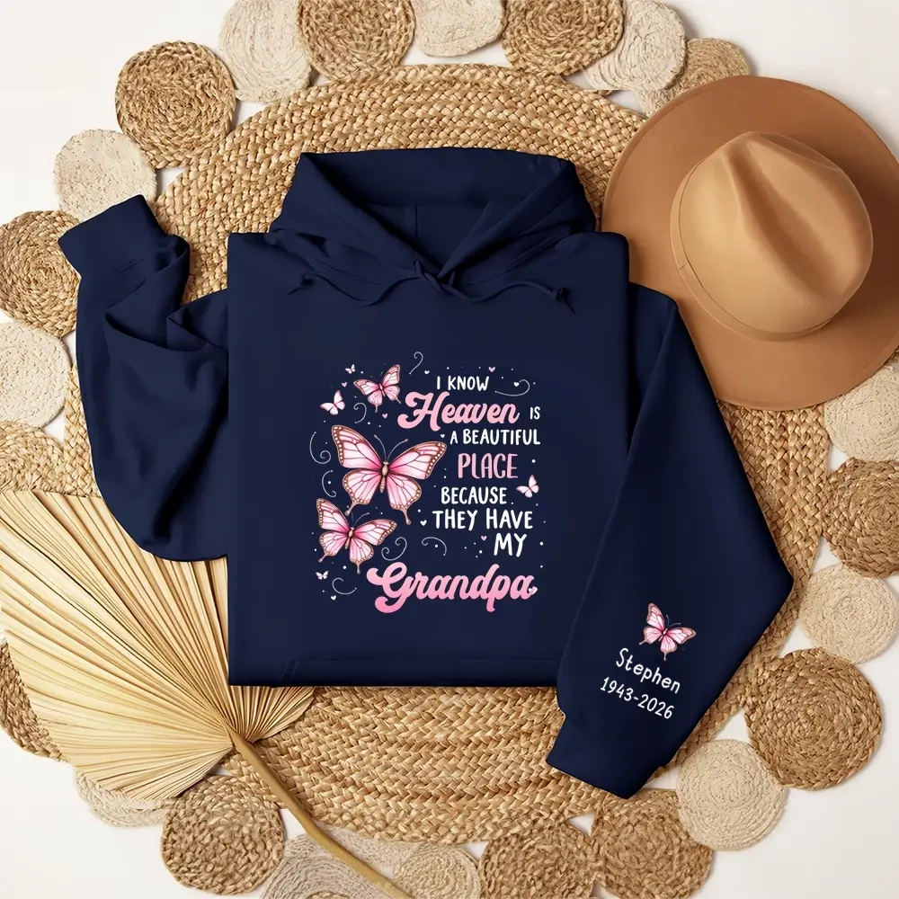 Grandpa Is My Guardian Angel In Heaven Memorial Day Pullover sweatshirt