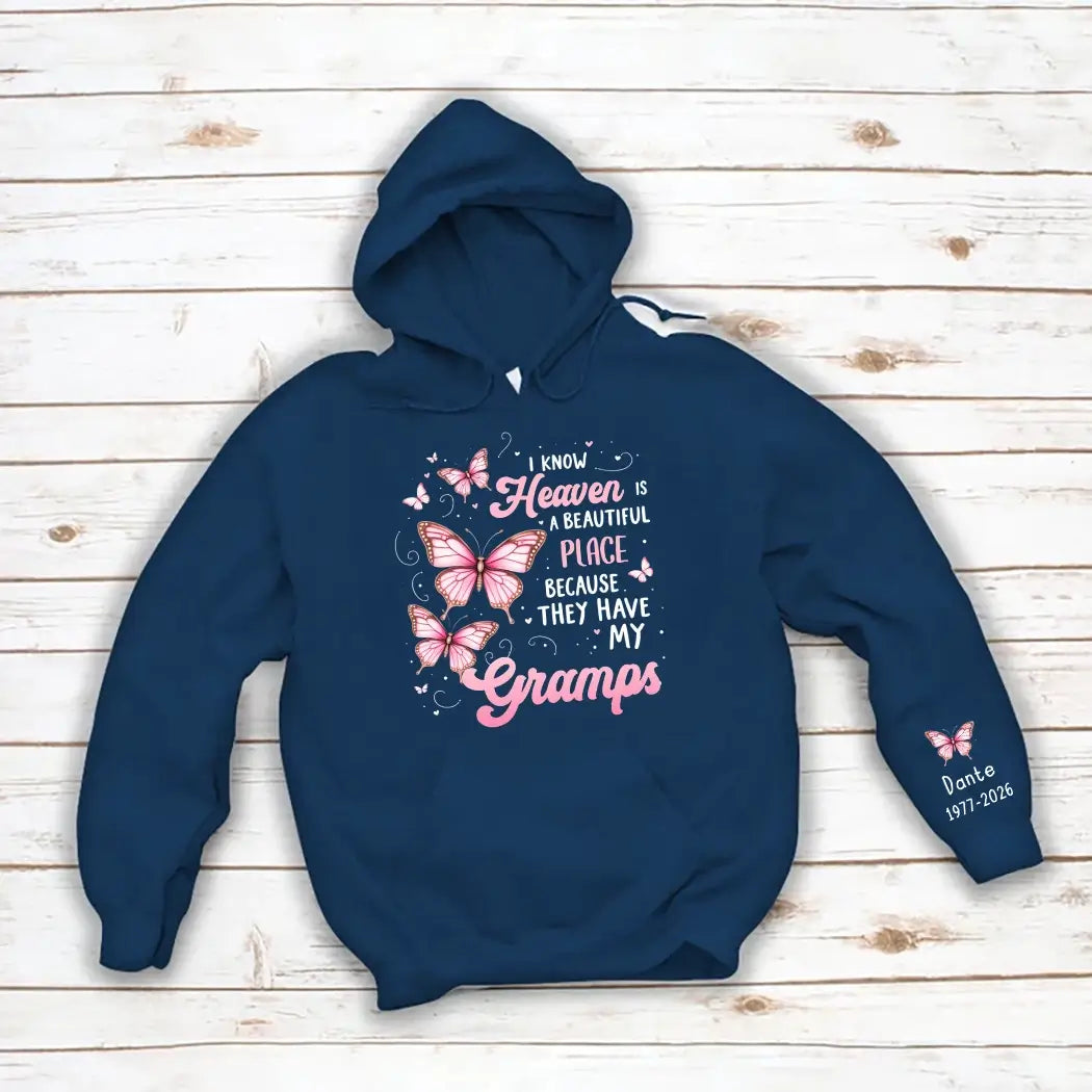 Grandpa Is My Guardian Angel In Heaven Memorial Day Pullover sweatshirt