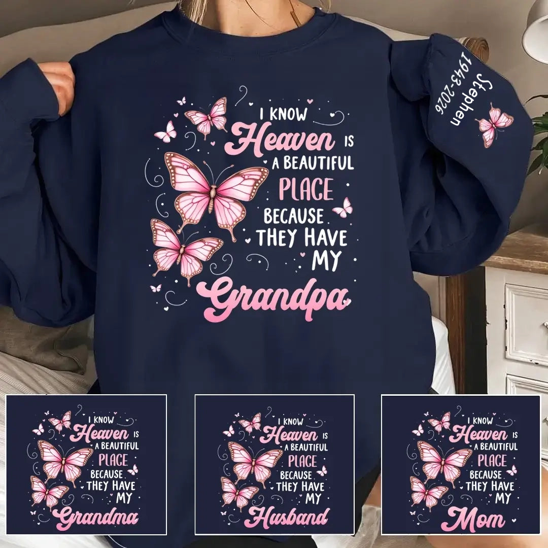 Grandpa Is My Guardian Angel In Heaven Memorial Day Pullover sweatshirt