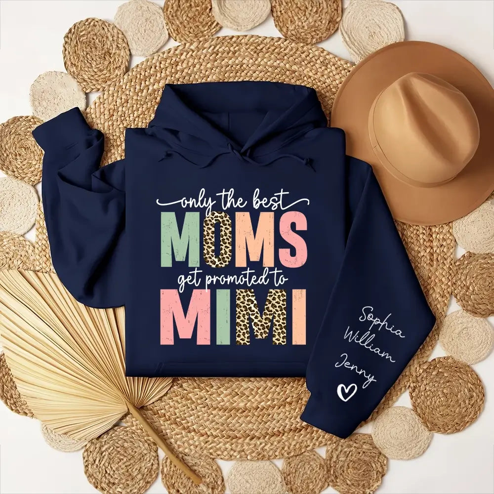 Great Moms Get Promoted to G-ma Custom Sweatshirt Gift for Grandma
