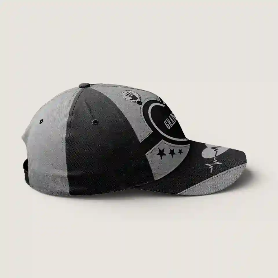 Hands Down, Best Dad & Grandpa Ever - Personalized Classic Cap with Kids' Handprints, Heartfelt Gift for Fathers & Grandfathers