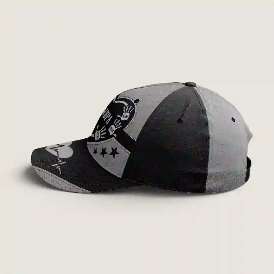 Hands Down, Best Dad & Grandpa Ever - Personalized Classic Cap with Kids' Handprints, Heartfelt Gift for Fathers & Grandfathers Ducon Space