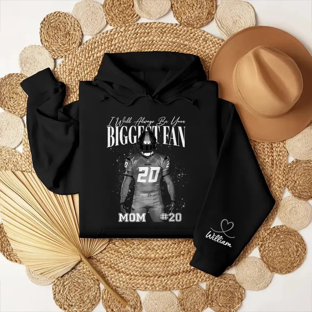 I Will Always Be Your Biggest Fan - Personalized Sweatshirt for Mom Duconspace